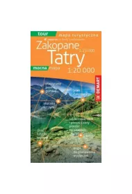 Tatry i Zakopane mapa turystyczna 1:20 000