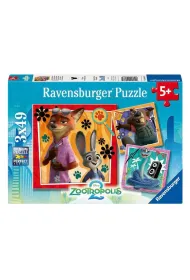 Puzzle dla dzieci 2D: Zwierzogr�d 2 3x49el Ravensburger