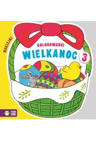 Kolorowanki Wielkanoc. Koszyczek cz.3