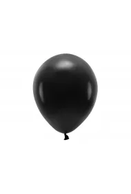 PartyDeco Balony Eco czarne 30cm