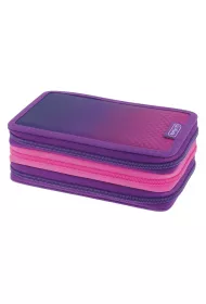 Herlitz Pi�rnik 31 cz�ci potr�jny r�owy/fioletowy