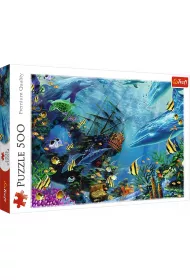 Puzzle 500 el. Ukryty skarb Trefl