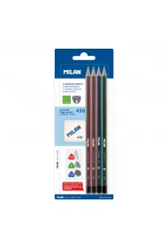 Milan O��wki tr�jk�tne + gumka 430 4 szt.