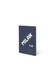 Milan Zeszyt klejony A5/48K kratka niebieski