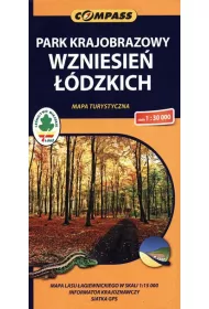 Mapa turystyczna Park Krajobrazowy Wzniesie� ��dzkich 1:30 000