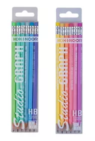 Koh-I-Noor Owek grafitowy Studio Graph Mat HB 6szt 6 szt.