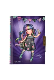 Santoro Zamykany Notes Gorjuss Fairground Up and Away
