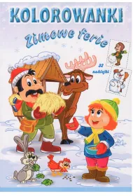Zimowe ferie. Kolorowanki