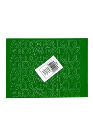 Artdruk Litery samoprzylepne 1,5 cm 8 arkuszy zielony