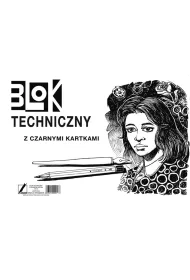 Kreska Blok techniczny z czarnymi kartkami A3/10k.