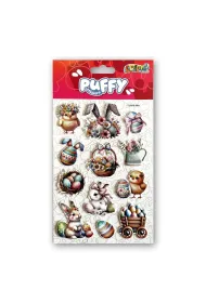 Naklejki Penmate Kolori Puffy PUFE-1004 wielaknocne kurki