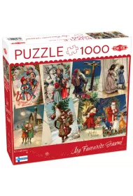 Puzzle 1000 el. Vintage Christmas Cards Tactic