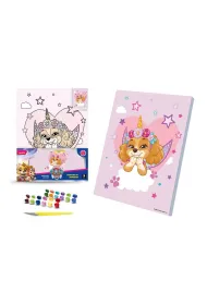 Qbee Malowanie po numerach 30x40cm Psi Patrol