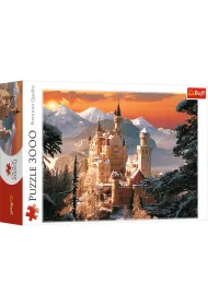 Puzzle 3000 el. Zimowy Zamek Neuschwanstein. Niemcy Trefl
