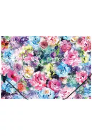 Panta Plast Teczka A4 na gumk� z nadrukiem Roses