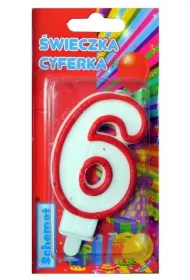 Schemat �wieczka cyferka 6