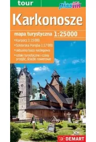 Karkonosze mapa turystyczna plastik