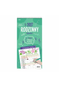 Kalendarz 2027 �cienny Planer rodzinny zielony
