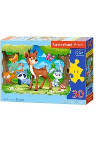 Puzzle 30 el. A Deer AND Friends Castorland