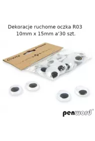 Polsirhurt Dekoracje Ruchome oczka R03 10 mmx15 mm