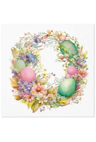 Paw Serwetka Lunch Decor Easter wreath 33x33 20szt./op.