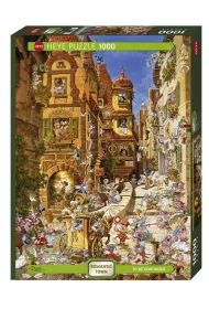 Puzzle 1000 el. Romantyczne miasto Heye
