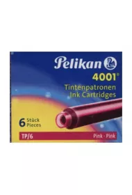 Pelikan Naboje kr�tkie r�owe 6 szt.