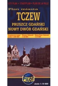 Tczew. Pruszcz Gda�ski. Nowy Dw�r Gda�ski. Plan miasta 1:10 000