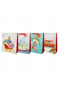 incood. Torba prezentowa 26x32 �wi�teczna mix