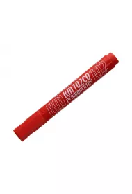 Tetis Marker permanentny ko�c�wka okr�g�a KM102-CO czerwony