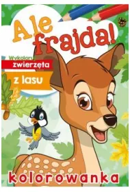 Malowanka A4 Ale frajda  Wykoloruj zwierz�ta z lasu SKRZAT 159215 SK