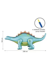 Godan Balon foliowy Dino Stegozaur 238x91x103cm