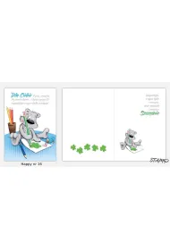 Stamp Karnet Happy B6 + koperta wz�r nr 16