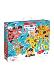 Puzzle ma�ego odkrywcy Zwierz�ta �wiata CzuCzu