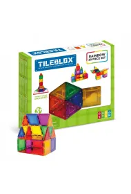 Tileblox zestaw t�czowy 30el z tablic� magnetyczn�
