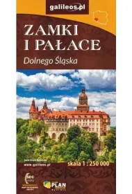 Zamki i pa�ace Dolnego �l�ska. Mapa, 1:250 000