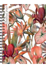 Top-2000 Ko�ozeszyt Flowers A5 Kratka, 5 mm 100 kartek
