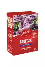 Delecta Babeczki smak borwkowy 280 g
