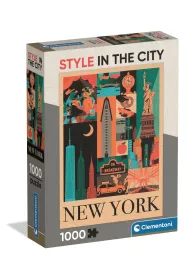 Puzzle 1000el New York CLEMENTONI 37116  CLM
