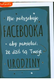 Kukartka Karnet B6 PP-2041 Urodziny