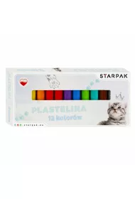 Plastelina 12 kolor�w Cuties Kotki STARPAK 536884 12 szt.
