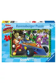 Puzzle pod�ogowe 24 el. Mickey i ra�ni rajdowcy 055241 Ravensburger