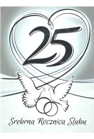 Art Nuvo Karnet 25 Rocznica �lubu