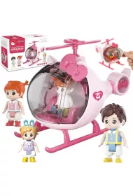 Helikopter z laleczkami