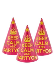 Godan Czapeczki "Keep clam and party on" 100szt
