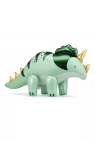 PartyDeco Balon foliowy Triceratops zielony 101x60.5cm