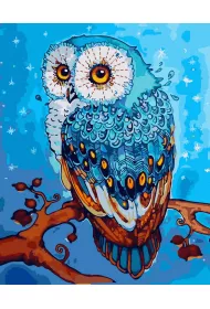Twoje Hobby Malowanie po numerach - Sowa zimowa 40x50cm