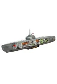 Statek 1:144 U-Boat typ XXI with interior Revell