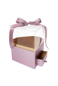 Rozette Pude�ko Flower Box Diament r�owy