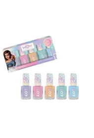 Zestaw pastelowych lakier�w do paznokci 5szt. WOW00018 KIDS EUROSWAN